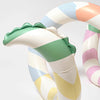 Giant Inflatable Poolside Noodle Snake- Sorbet Stripe