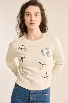  Graphic French Terry Pullover