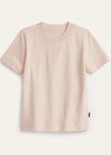 Beige t-shirt on a light beige background
