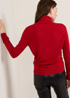 Merino Turtleneck- Red