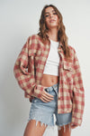 Lovelight Plaid Shirt Jacket