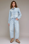 Sammie Light Wash Barrel Jean