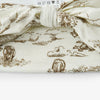 Luxe Stretch Knotted Headband- Country Toile 0-6M
