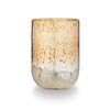 Winter White Radiant Glass Candle