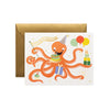 Octopus Birthday Card