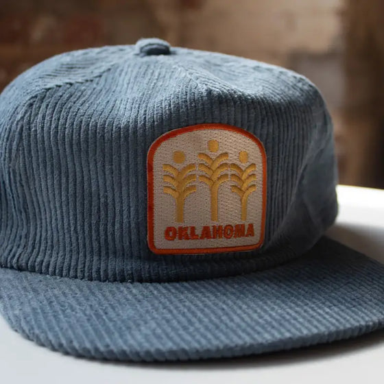 Waving Wheat Western Patch Hat