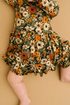 Rustic Blooms Long Sleeve Bodysuit Bamboo Dress