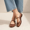 Nemo Jelly Mary Jane Flats Woven Lattice Mesh Shoes