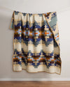 Pendleton Jacquard Unnapped Robe Blanket