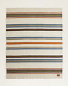 Bridger Stripe Throw- Ivory Mix