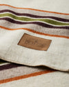 Bridger Stripe Throw- Ivory Mix