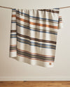 Bridger Stripe Throw- Ivory Mix