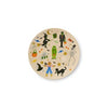 Halloween Parade Melamine Assorted Dessert Plates