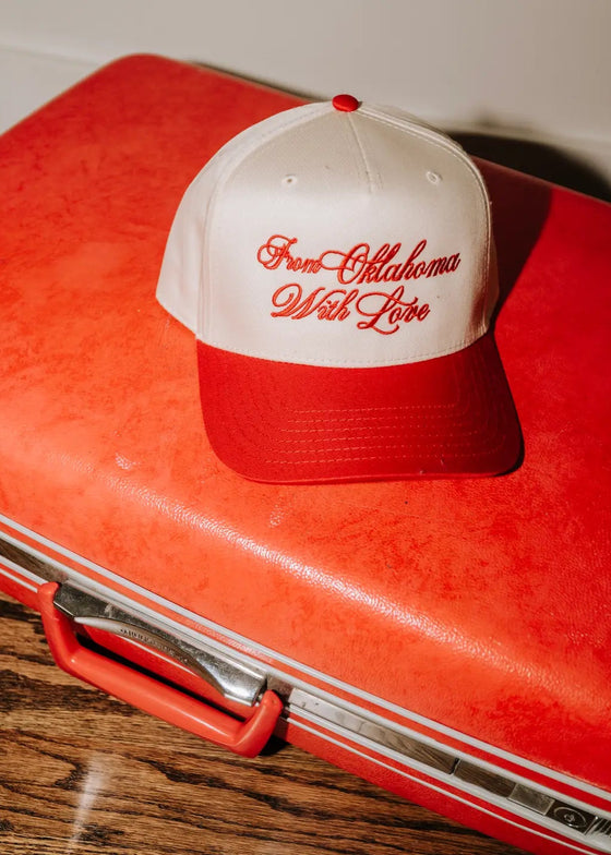 From Oklahoma With Love Embroidered Hat