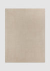 Beige textured rug on a white background