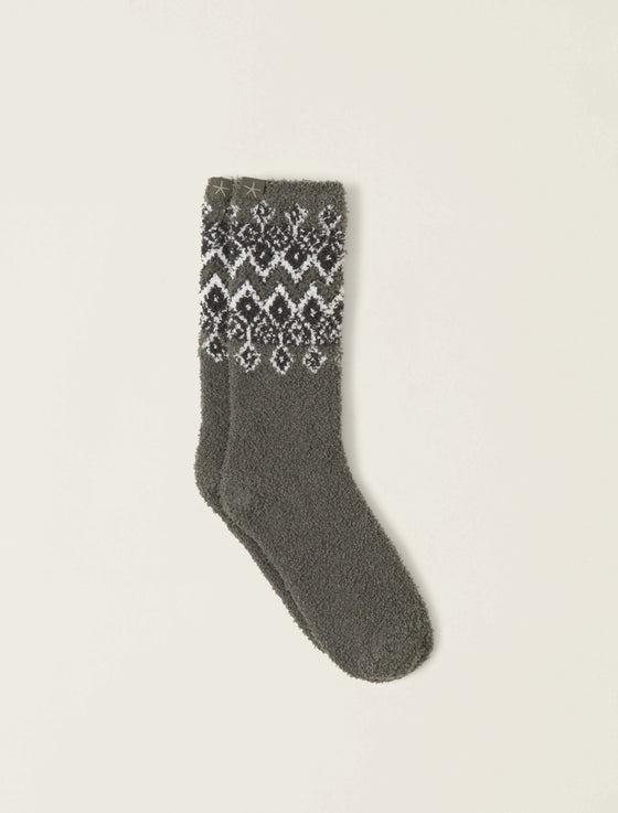 CozyChic Fair Isle Socks