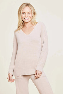  CozyChic UltraLite V Neck Hi-Low Pullover