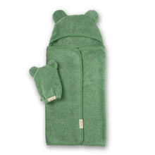  Hooded Towel + Wash Mitt Set