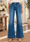Happi 33" Inseam Comfort Flares w/ Pintucks