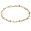 Enewton Dignity Sincerity Pattern 4mm Bead Bracelet- Pearl