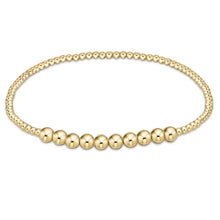  Enewton Classic Gold Beaded Bliss 2mm Bead Bracelet- 4mm Gold