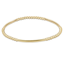  Enewton Bliss Bar Gold Pattern 2.5mm Bead Bracelet- Gold