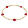 Enewton Signature Cross Small Gold Pattern 2MM Bead Bracelet