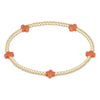 Enewton Signature Cross Small Gold Pattern 2MM Bead Bracelet