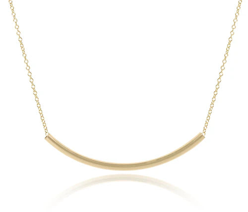 Enewton 16" Necklace Gold- Bliss Bar Gold