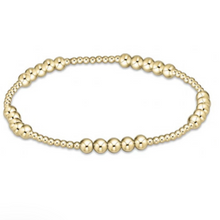  enewton Classic Blissful Pattern 2mm Bead Bracelet- 4mm Gold