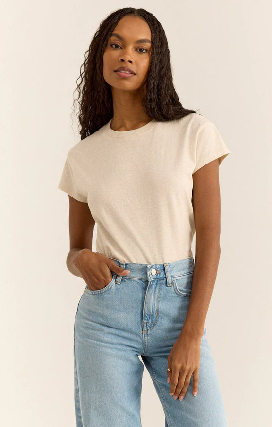 Modern Slub Tee Oatmeal