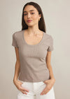 Sirena Short Sleeve Rib Tee