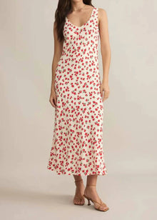  Hana La Rosa Ditsy Maxi Dress