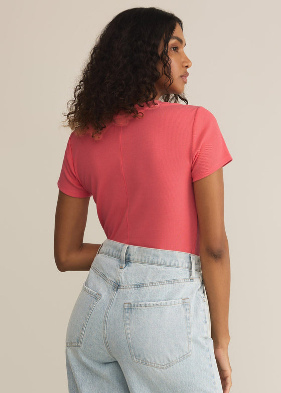 Sirena Short Sleeve Rib Tee