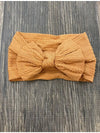 Cable Knit Bow Headband