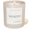 Weekend 15oz Soy Candle Matte Jar