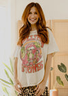 Rolling Stones Vintage Concert Off White Thrifted Tee
