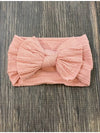 Cable Knit Bow Headband