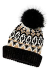 Chalet Fairisle Pom Beanie