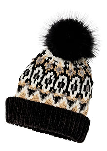  Chalet Fairisle Pom Beanie