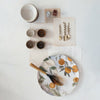 Stoneware Plate w/ Lemons & Oranges