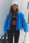 In a Bubble Puffer Jacket