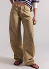 Fable Twisted Seam Jean- Oat Latte