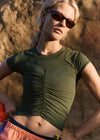 Tempo Ruched Short Sleeve