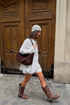 Suzie Suede Slouchy Tote Bag