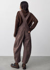 We The Free Good Luck Barrel Overalls- Chocolate Mousse