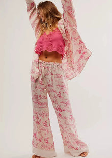  Dreamy Days Pajama Set- Tea Combo