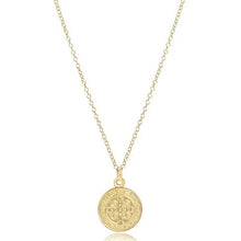  enewton 16" Necklace Gold Blessing Small Gold Disc