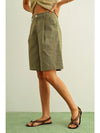 Olive Bermuda Shorts