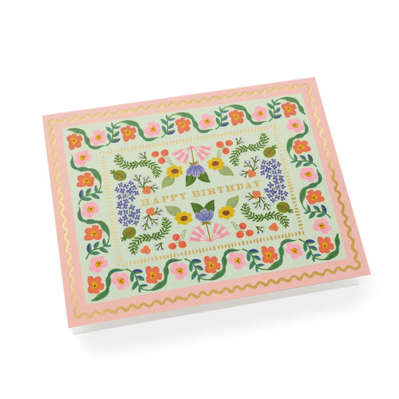 Sicily Garden Birthday Card